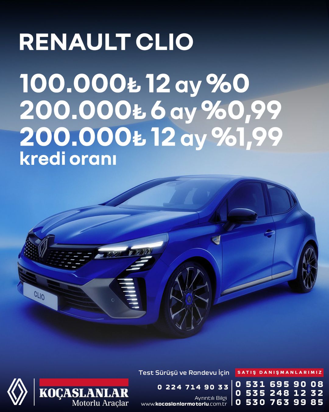 Renault Clio Kredi Kampanyası
